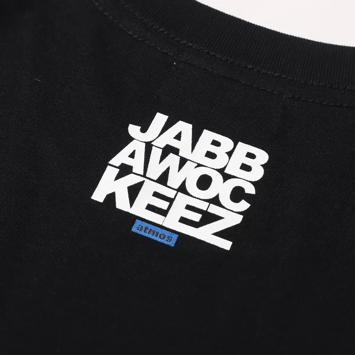 ATMOS X JABBAWOCKEEZ  MASK BACK PRINT T-SHIRTS