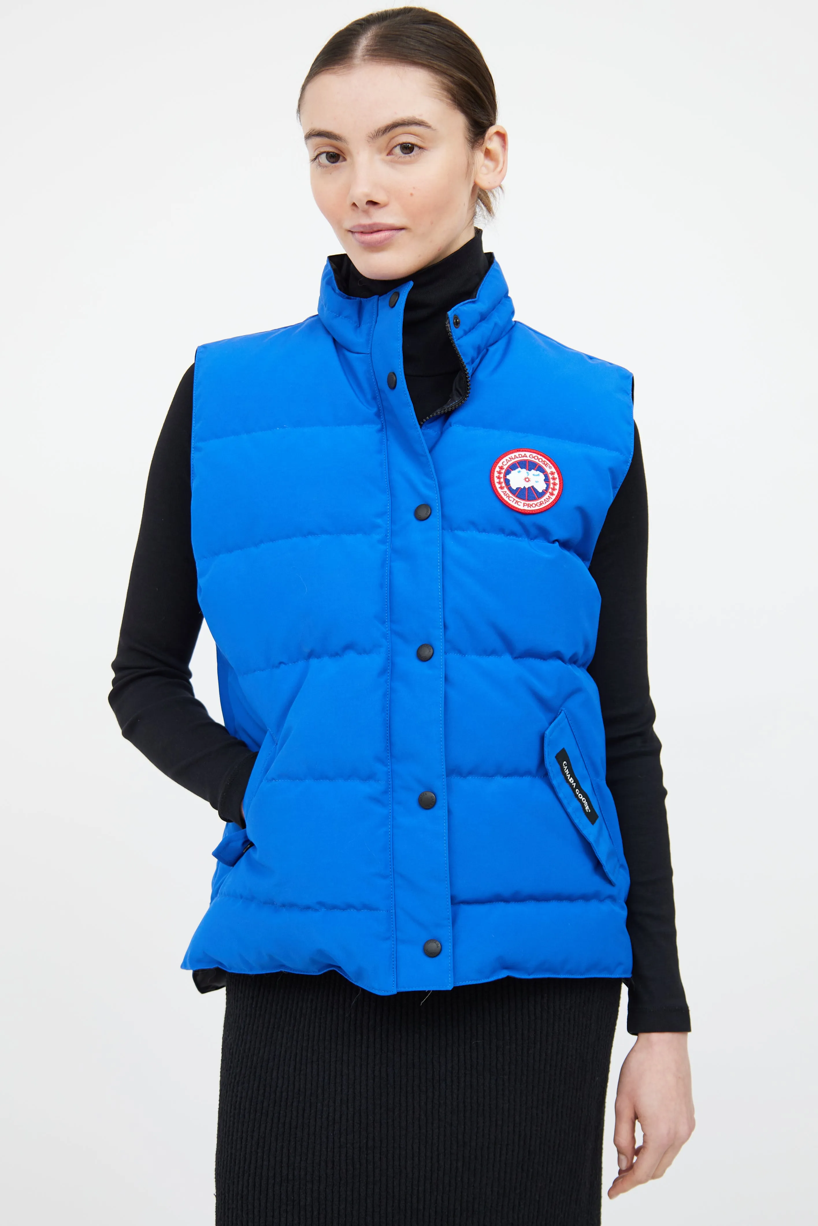 Blue Down Vest