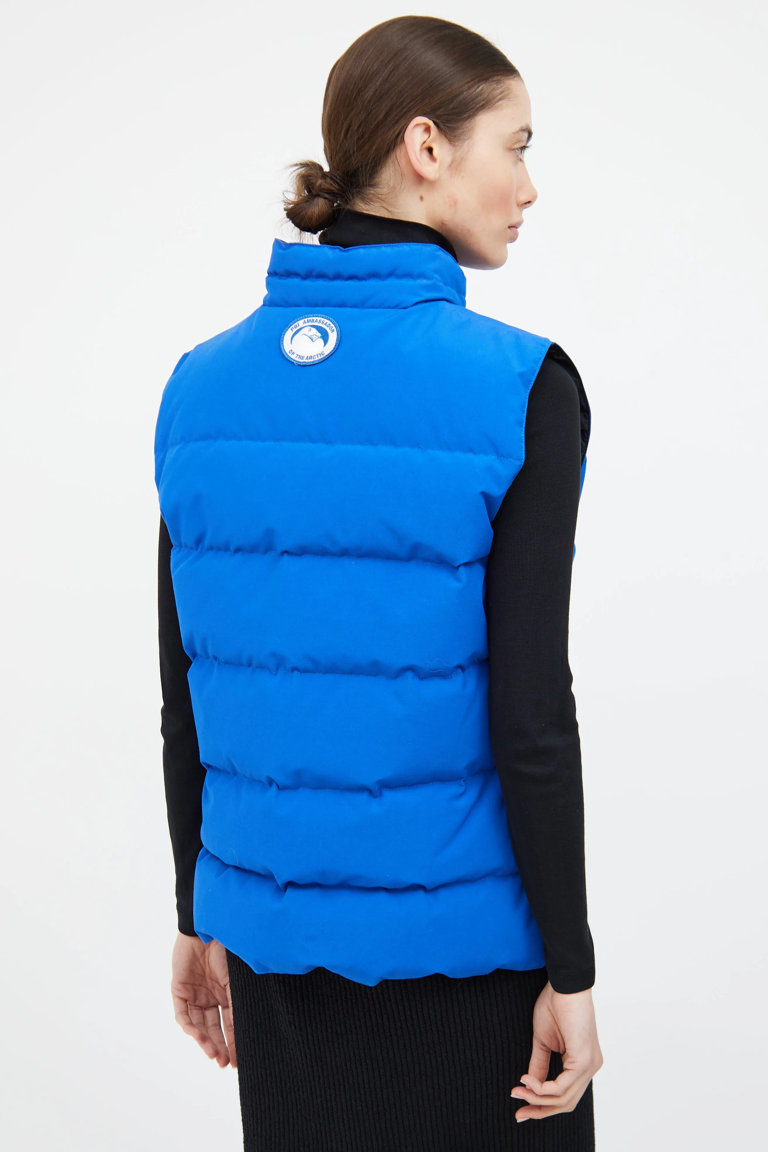 Blue Down Vest