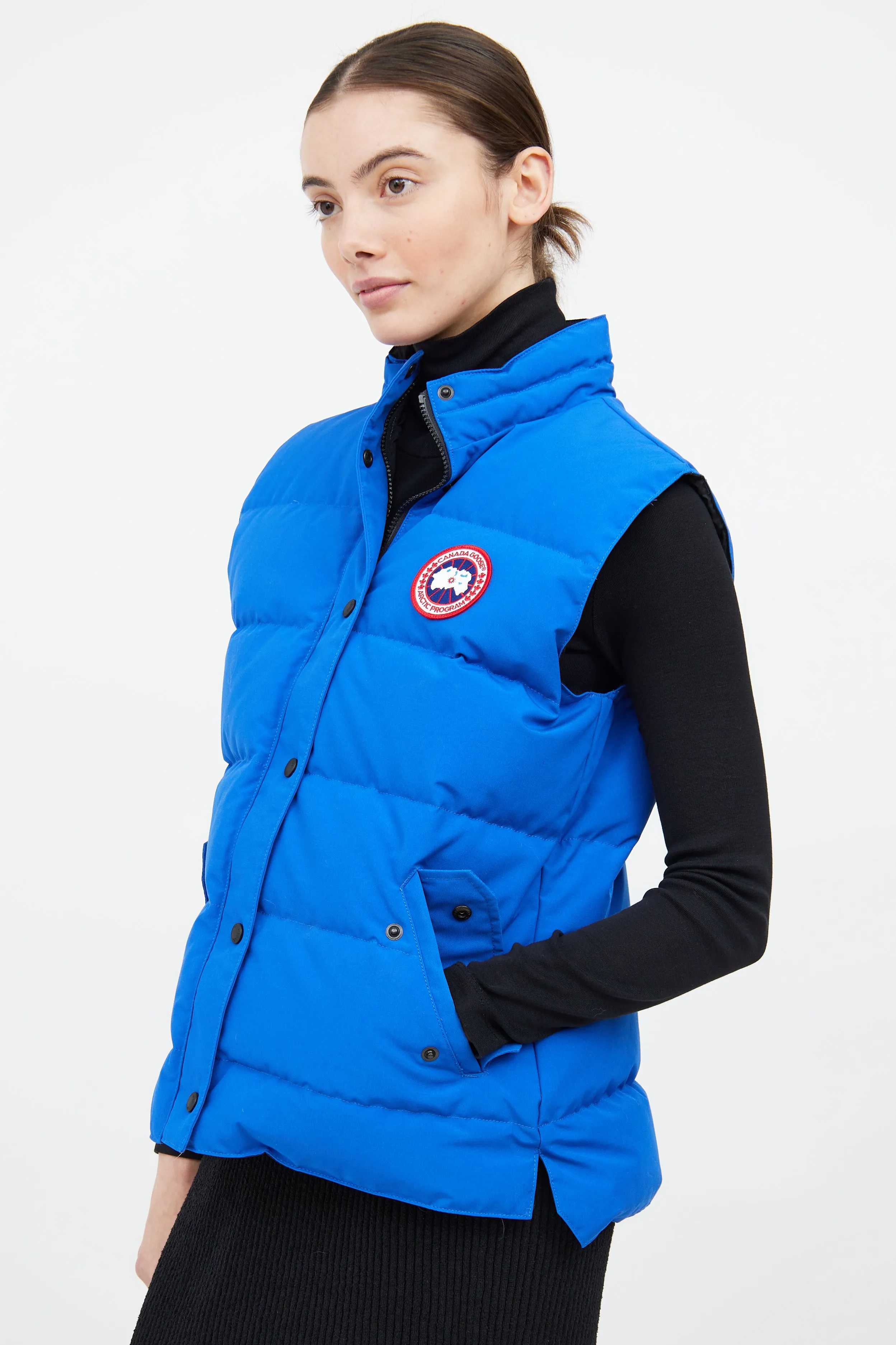 Blue Down Vest