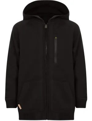 Boys K-Atlanta Cove Zip Through Hoodie in Black - Tokyo Laundry Kids