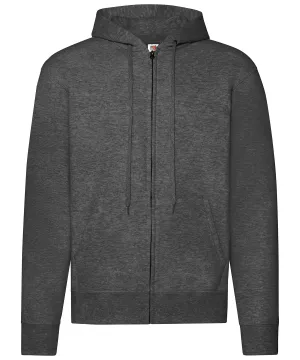 Classic 80/20 hooded sweatshirt jacket | Dark Heather Grey