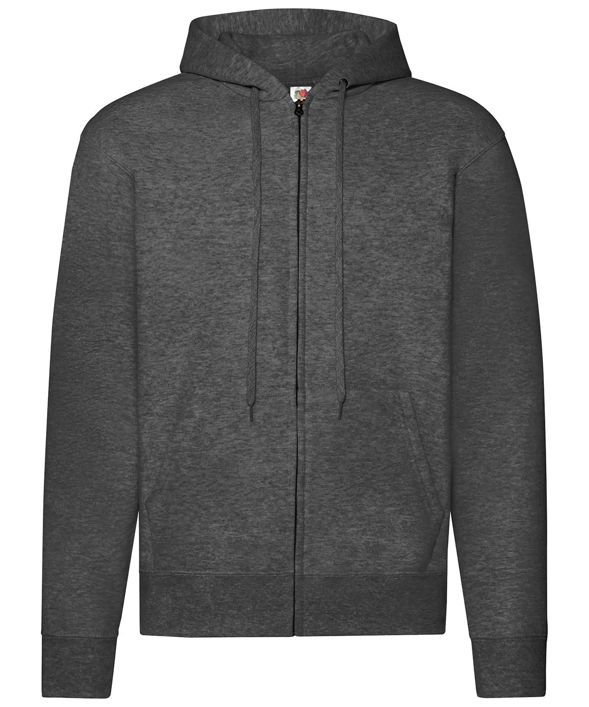 Classic 80/20 hooded sweatshirt jacket | Dark Heather Grey