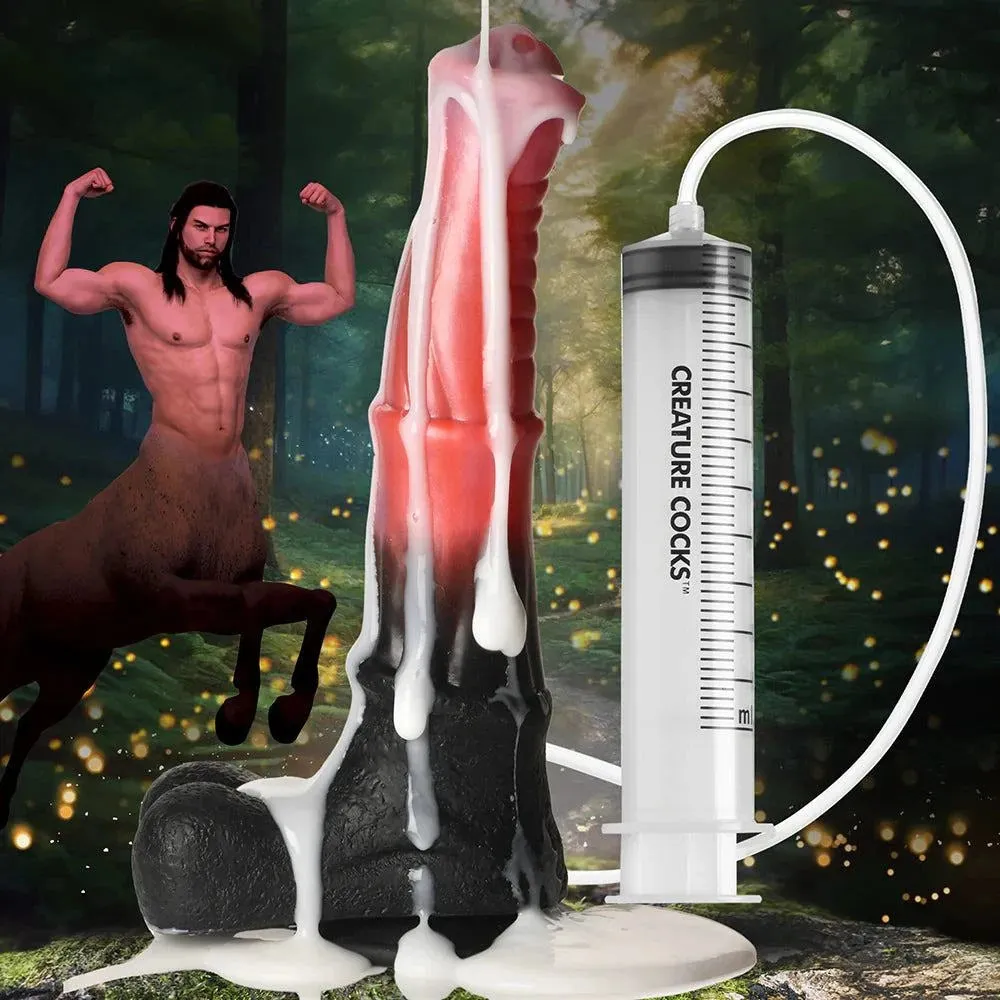 Creature Cocks Centaur Explosion Squirting Silicone Dildo