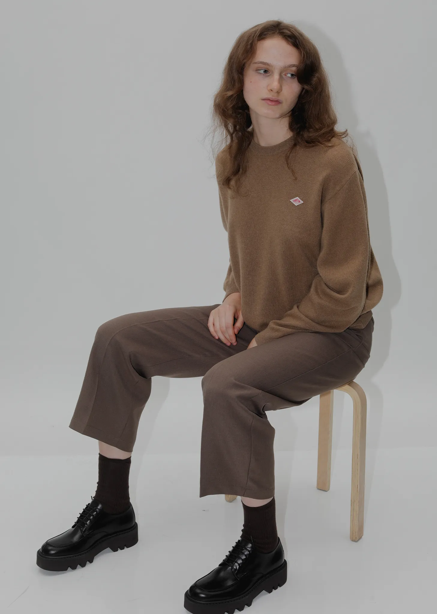 Crew Neck Long Sleeve P.O — Cafe Au Lait