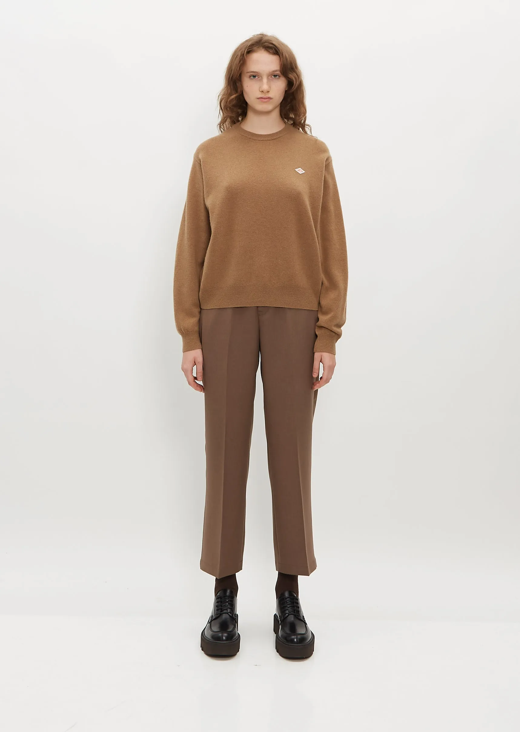 Crew Neck Long Sleeve P.O — Cafe Au Lait