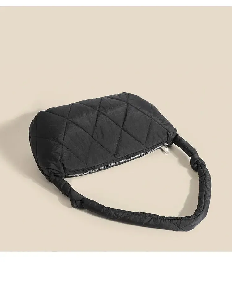 Down Cotton Rhombus Crossbody Bag