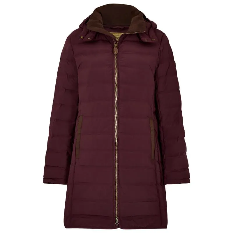 Dubarry Ballybrophy Ladies Down Coat - Oxblood