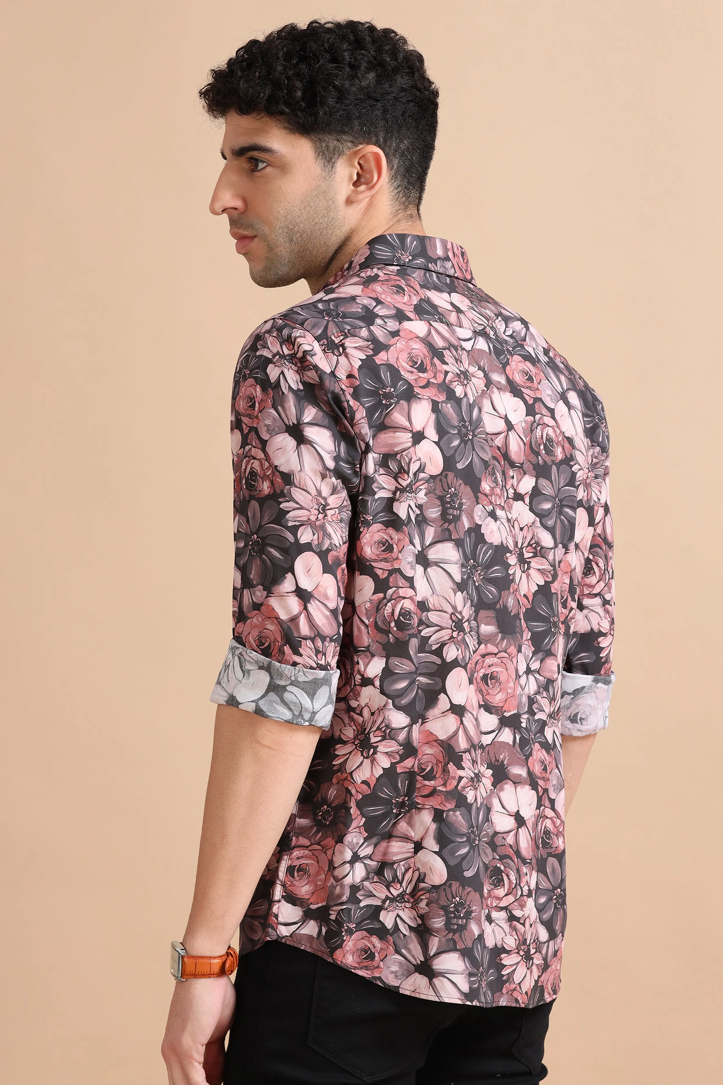 Floral Fusion Print Shirt