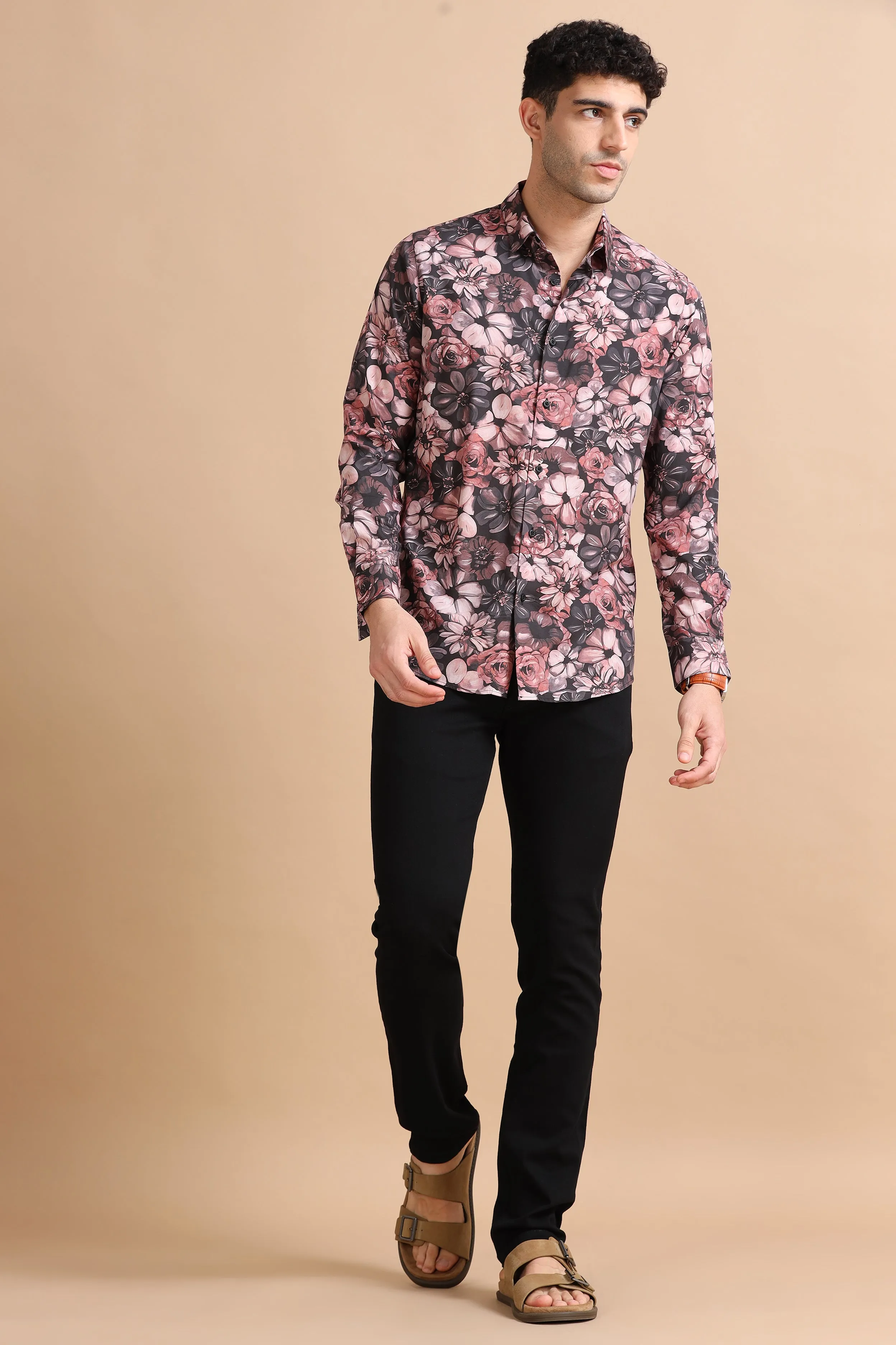 Floral Fusion Print Shirt