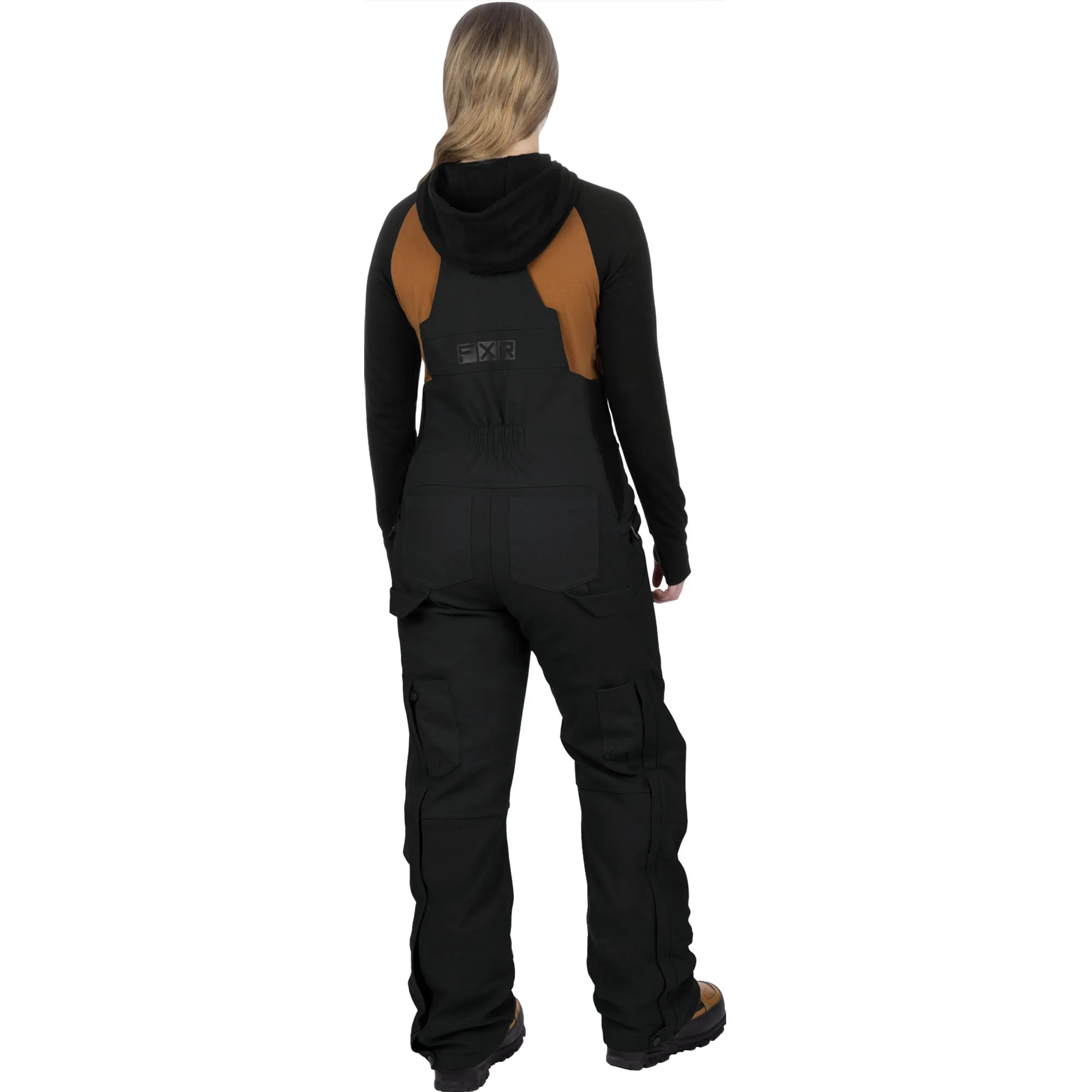 FXR Task Insulated Canvas Bib Overall Pants Black Ops