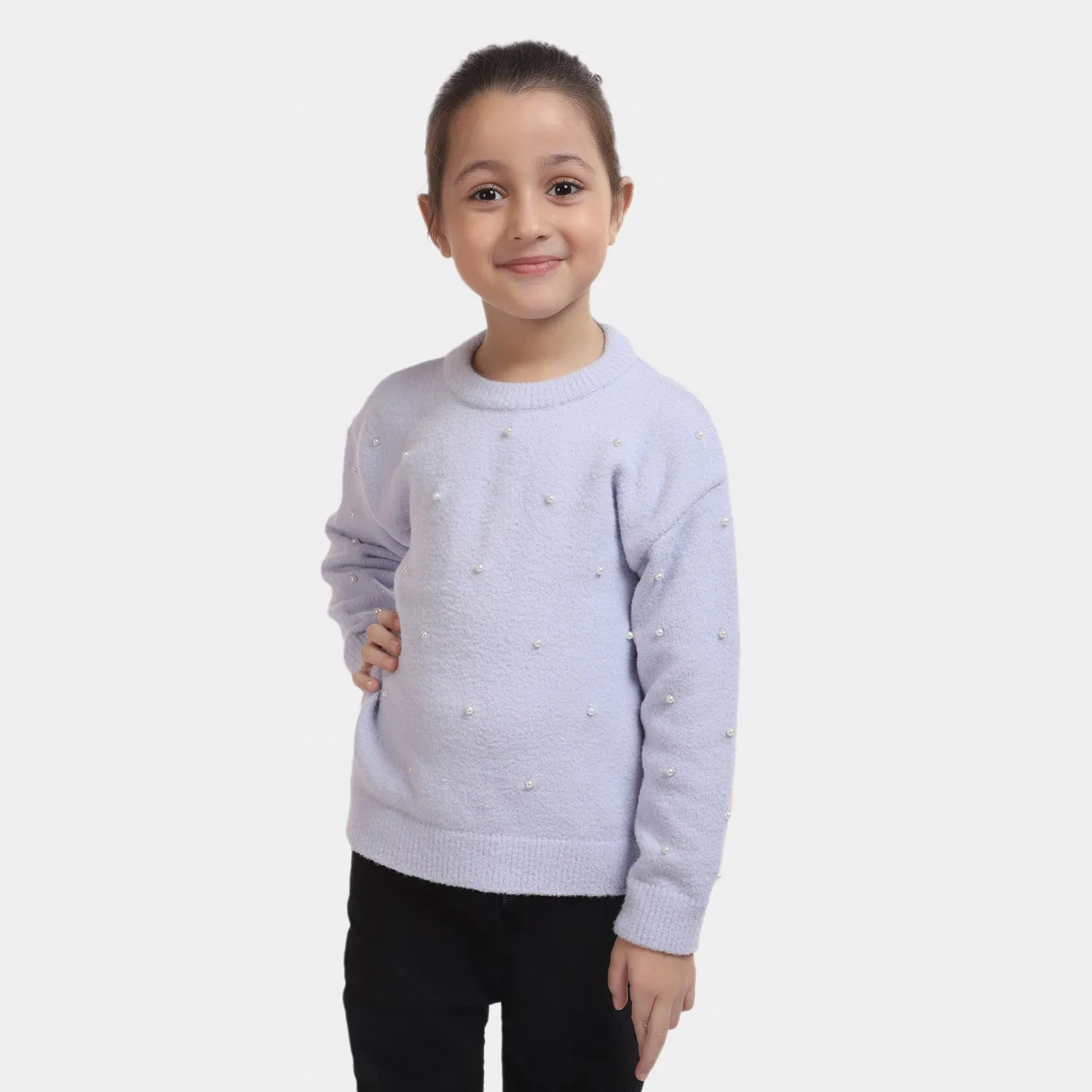 Girls Sweater -Purple