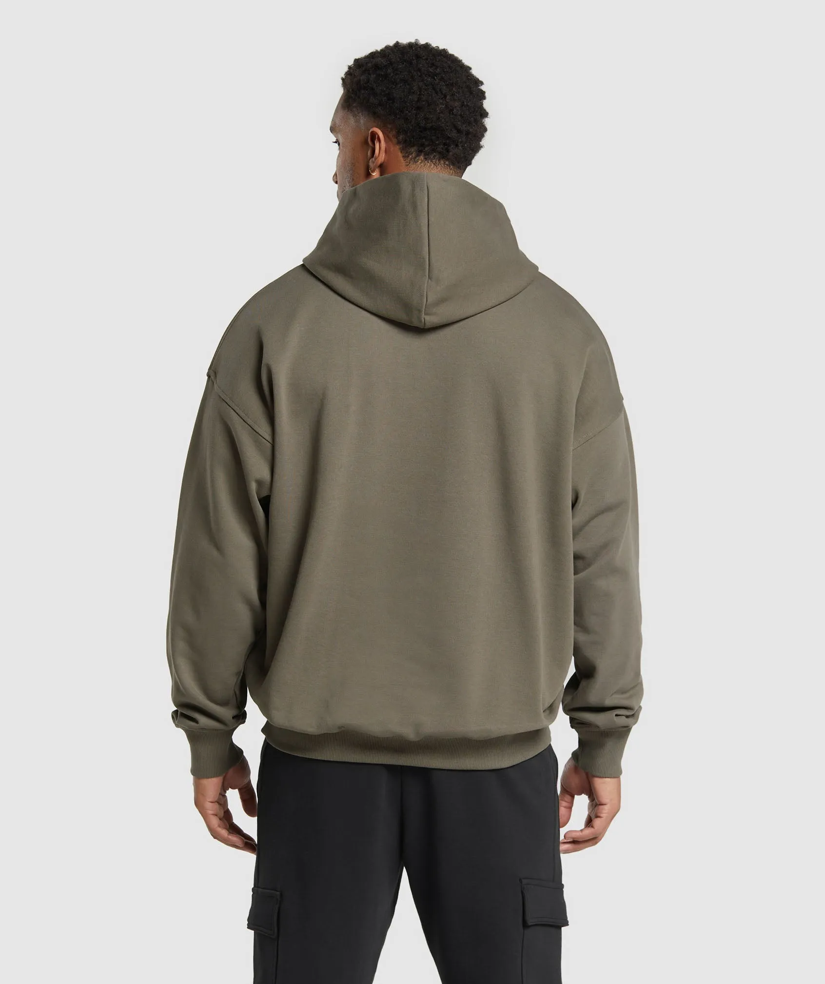 Gymshark Rest Day Essentials Hoodie - Camo Brown