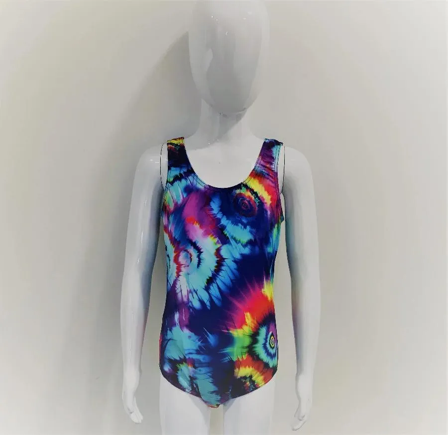 Hi Line Girls Tie Dye Swimsuit