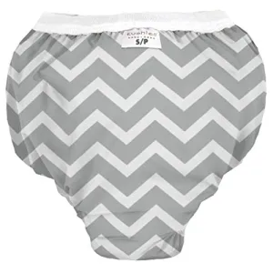 Kushies Baby Waterproof Training Pant 33-38 Pounds Grey Chevron Large