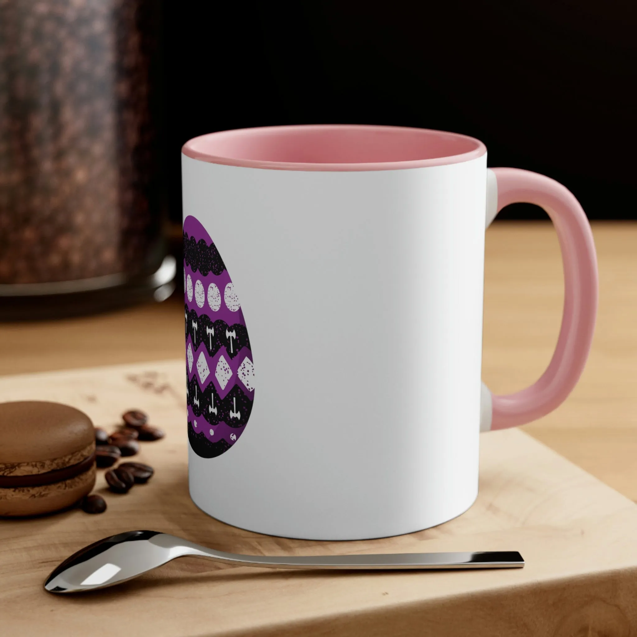 Labrys Lesbian Flag Accent Coffee Mug Easter Festival - Easter Egg