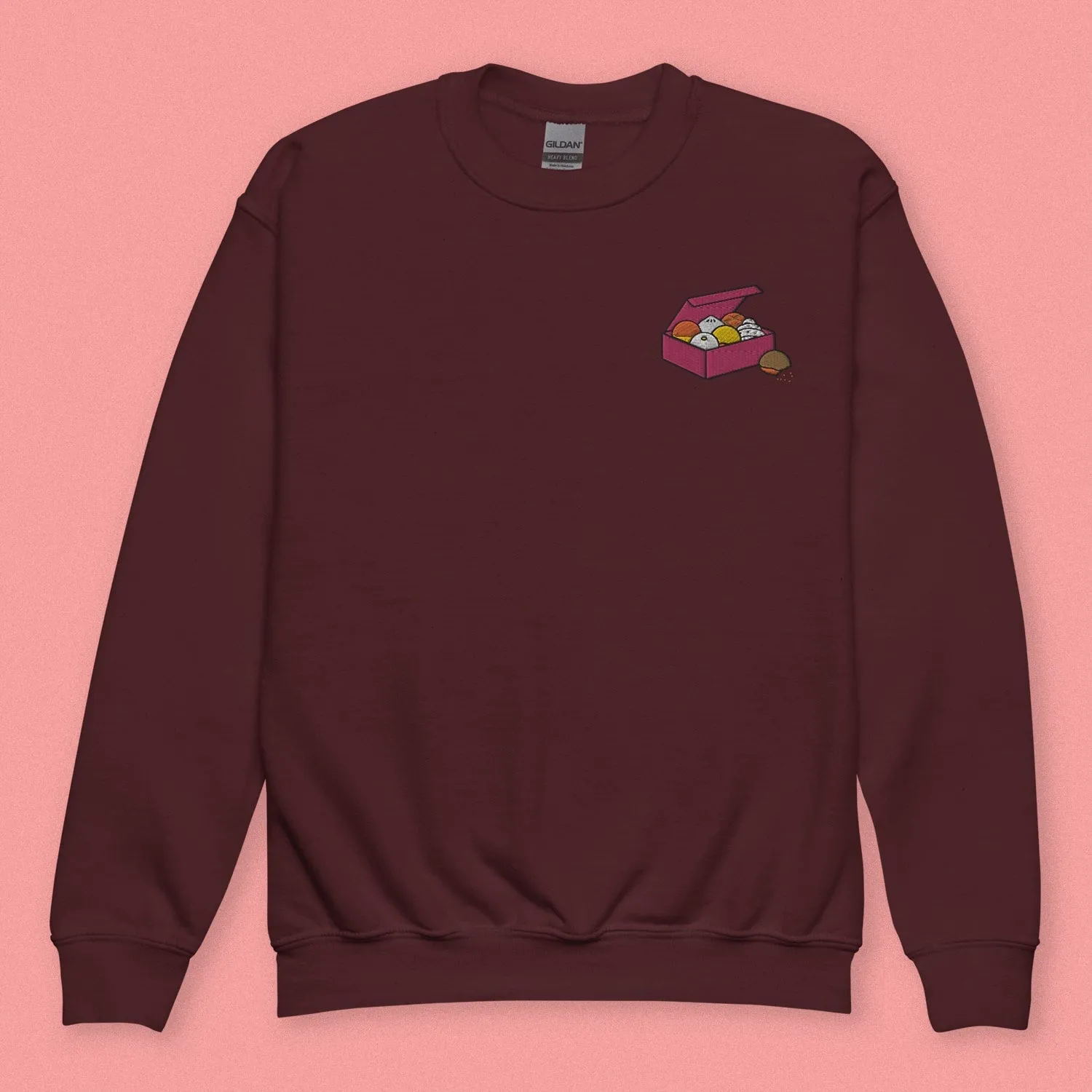 Let's Get This Bread Embroidered Kids Sweatshirt