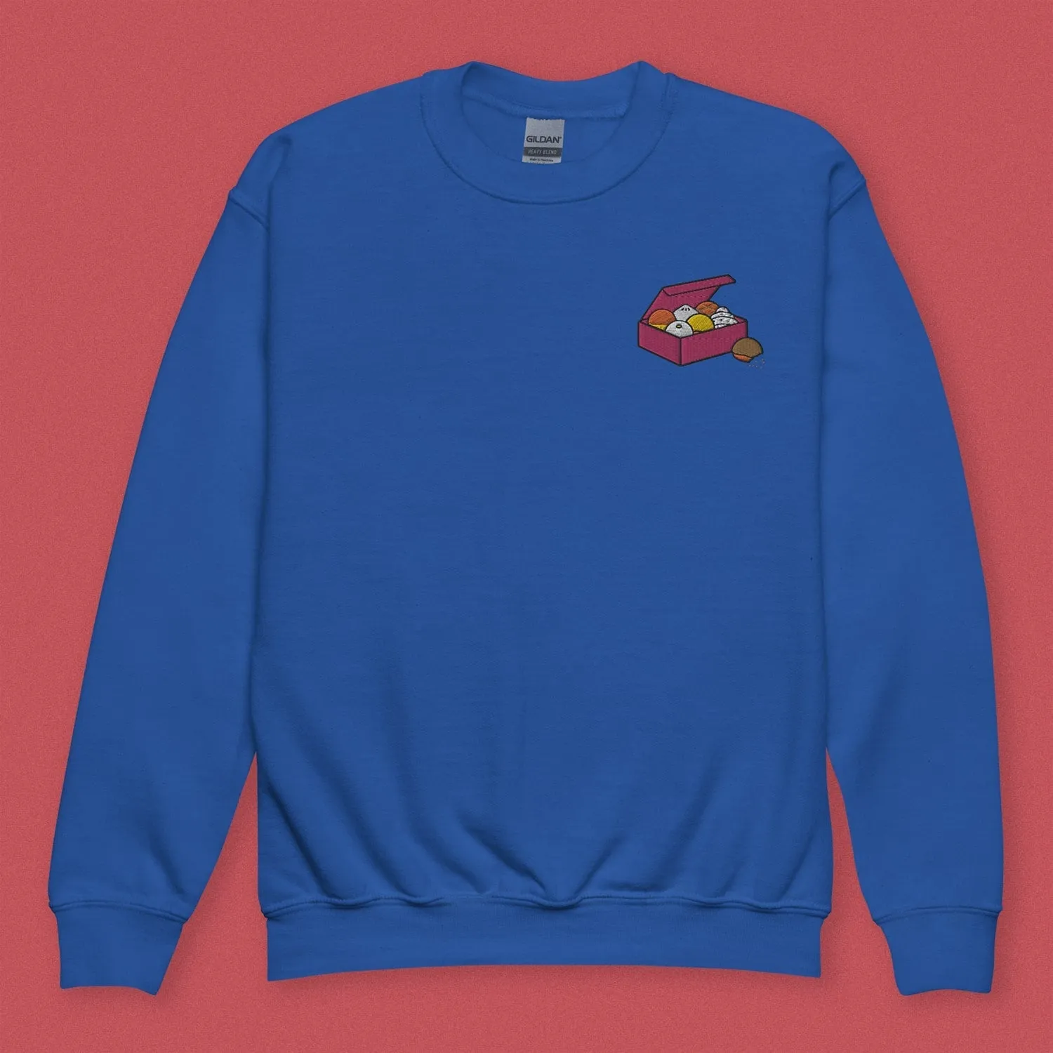 Let's Get This Bread Embroidered Kids Sweatshirt