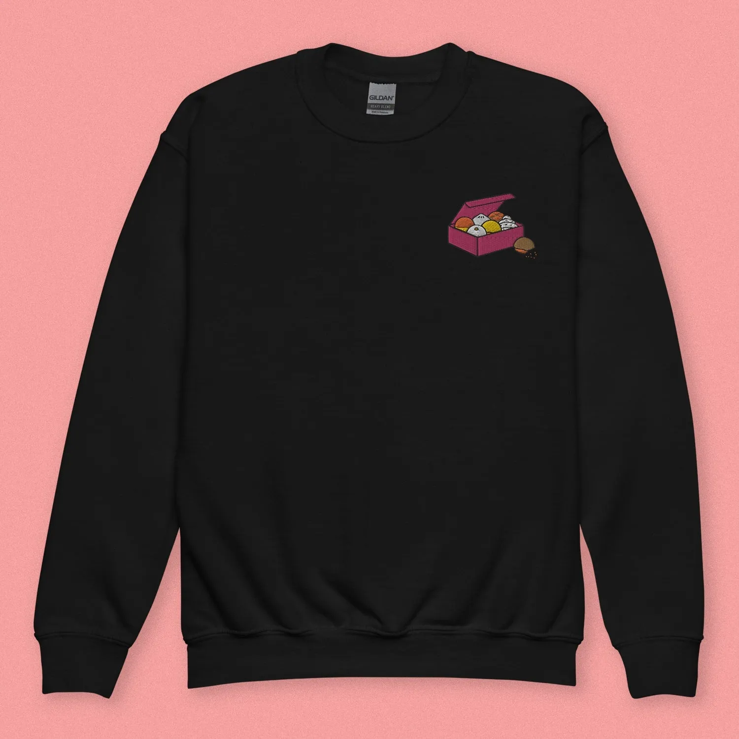 Let's Get This Bread Embroidered Kids Sweatshirt