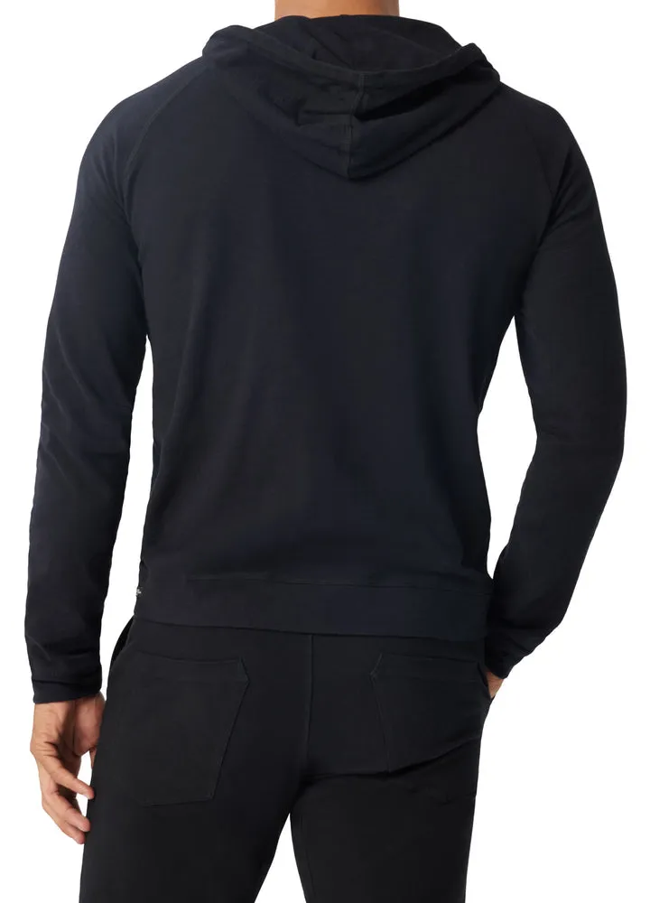 Long Sleeve Hoodie in Slub Cotton G3171