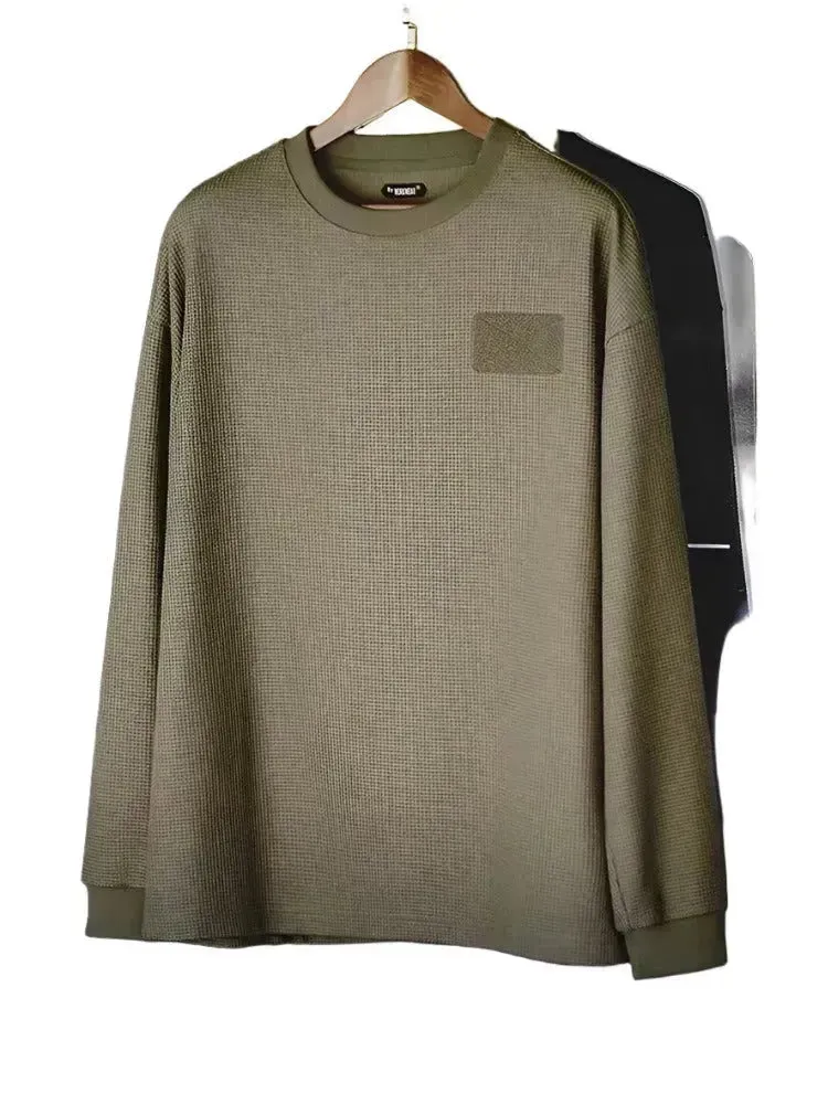 Madden Contemporary Velcro Drop Shoulder Knit Sweater