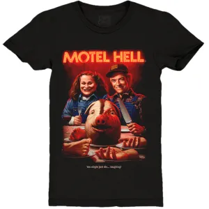 MOTEL HELL: DIE LAUGHING - LADIES T-SHIRT