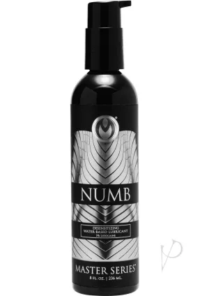 Ms Numb Desensitize Water Base Lube 8oz