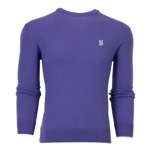 Northwestern Tomahawk Cashmere Crewneck Sweater