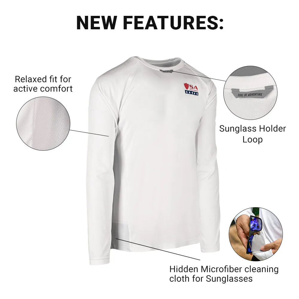 Performance Long Sleeve Shirt | Fins & Stripes