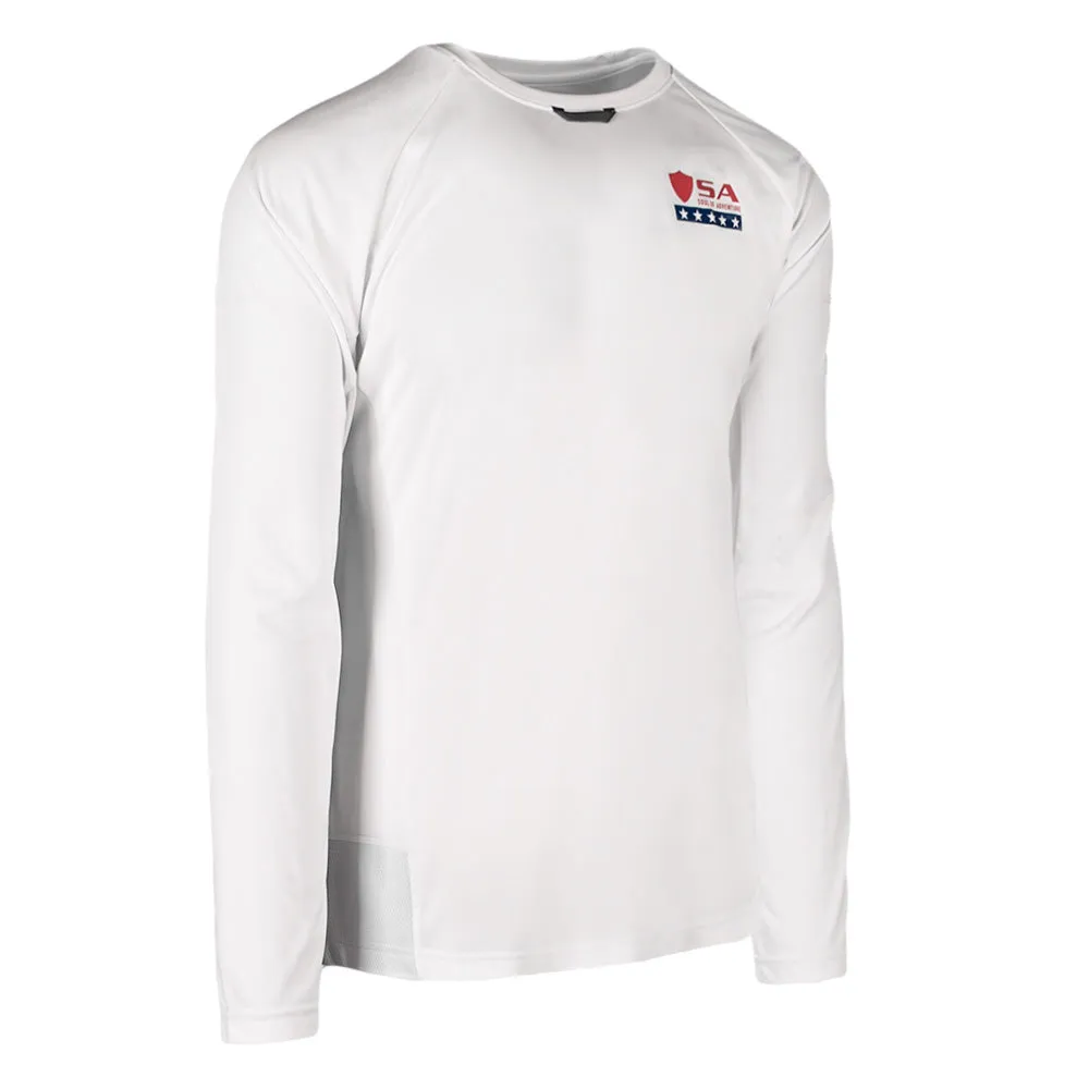 Performance Long Sleeve Shirt | Fins & Stripes