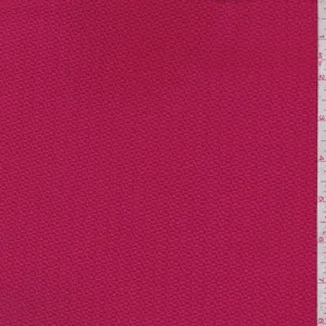 Raspberry Pink Techno Crepe Knit Fabric