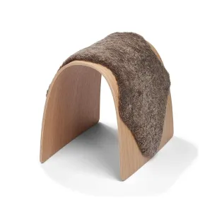 Sheep Stool Cover | Short Wool