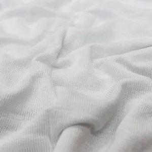 Simple White Tissue Jersey Knit Fabric