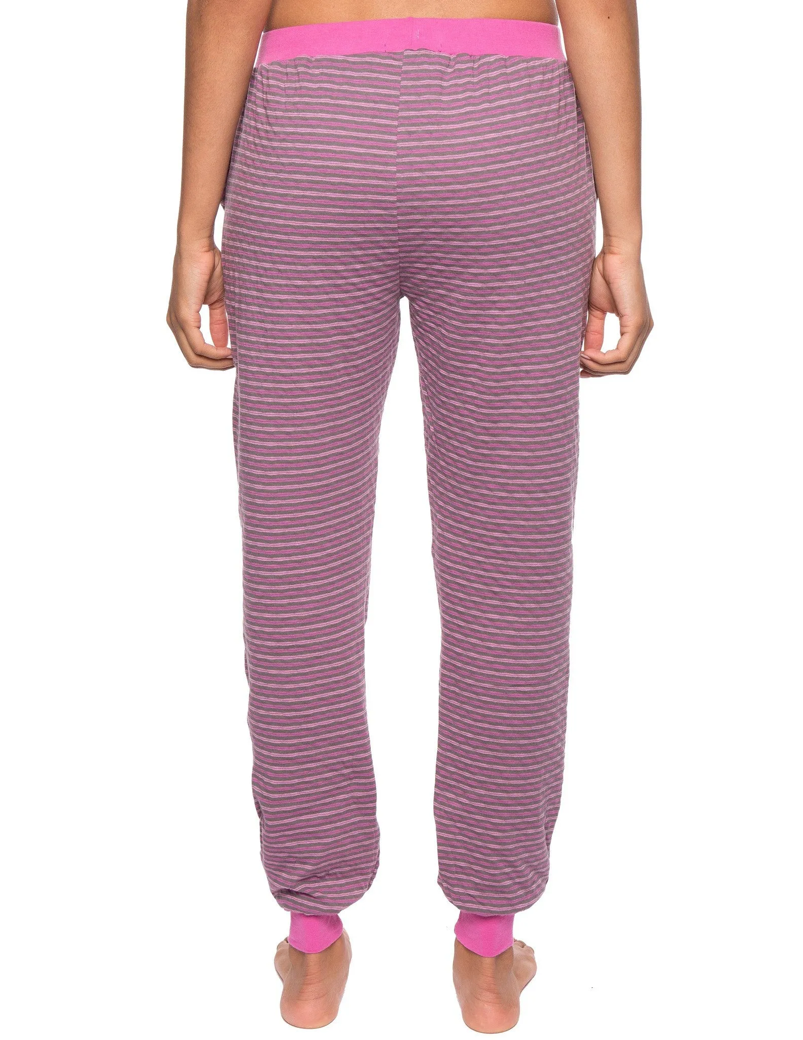 Women's Double Layer Knit Jersey Jogger Lounge Pant