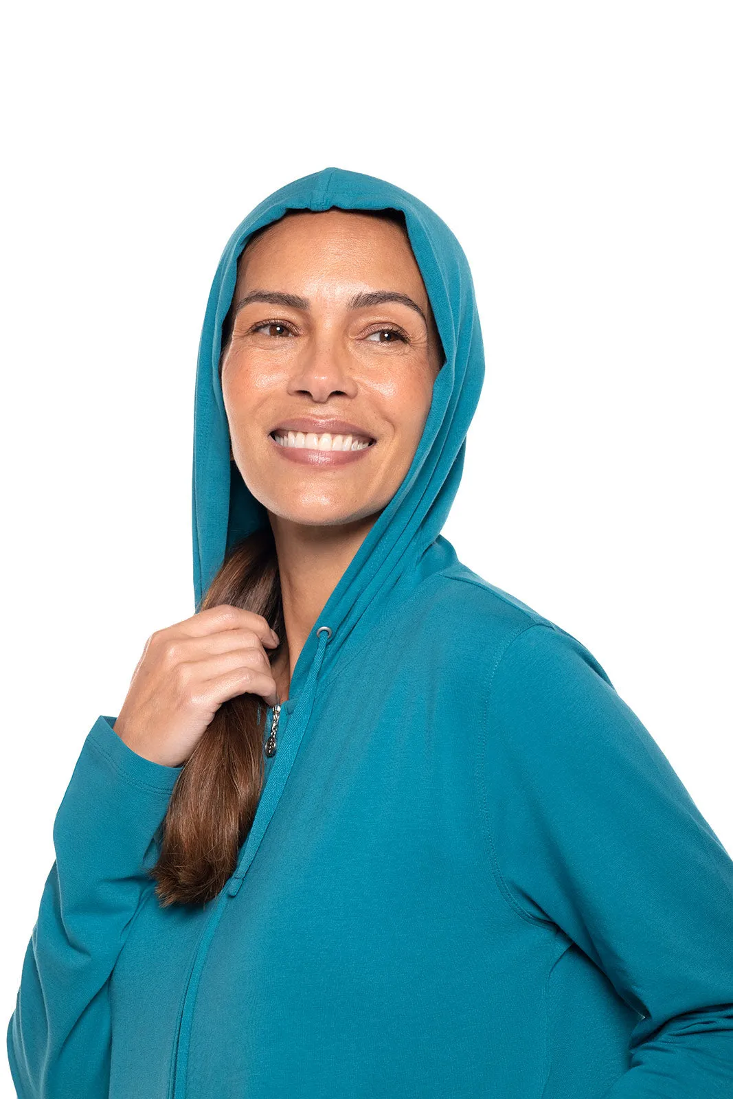 Women's Seaside Hoodie | Tahitian Teal