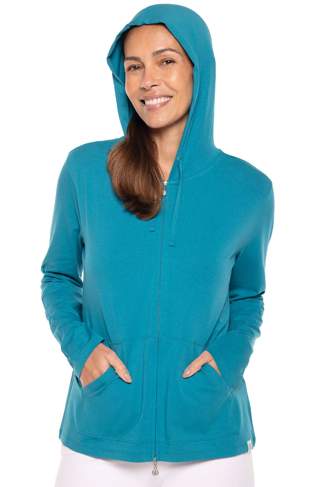 Women's Seaside Hoodie | Tahitian Teal